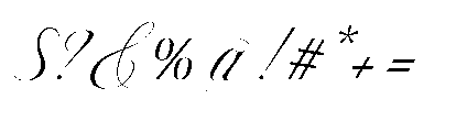 Mildertina Script & Serif Mildertina Italic Regular Font OTHER CHARS