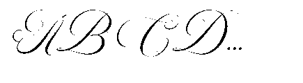 Mildertina Script & Serif Mildertina Italic Regular Font UPPERCASE