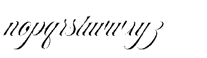 Mildertina Script & Serif Mildertina Italic Regular Font LOWERCASE