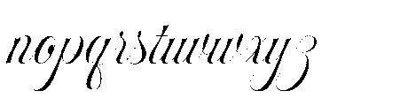 Mildertina Script & Serif Mildertina Regular Font LOWERCASE
