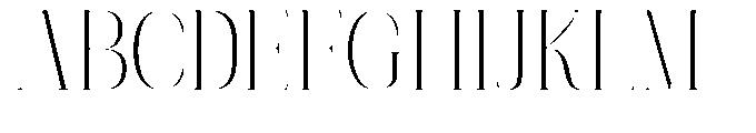 Mildertina Script & Serif Mildertina Serif Regular Font UPPERCASE