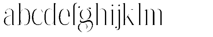 Mildertina Script & Serif Mildertina Serif Regular FONT