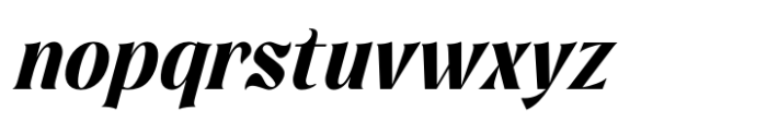 Mileast Italic Font LOWERCASE