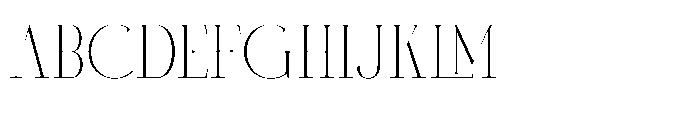 Milegance Regular Font UPPERCASE