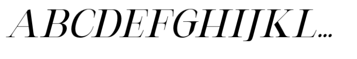 Milghera Serif Italic Font UPPERCASE