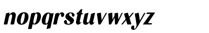 Milgran Condensed Italic Font LOWERCASE