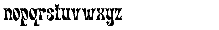 Milgunday Regular Font LOWERCASE