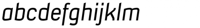 Milibus Light Italic Font LOWERCASE