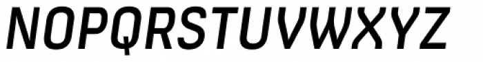 Milibus SemiBold Italic Font UPPERCASE