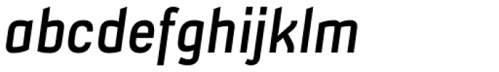 Milibus SemiBold Italic Font LOWERCASE