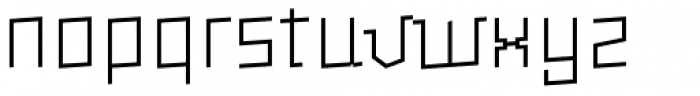Milica ExtraLight Font LOWERCASE