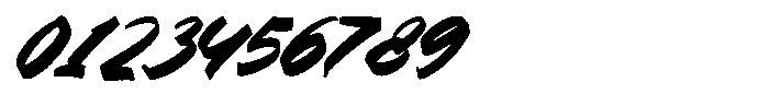 Milion State Italic Font OTHER CHARS