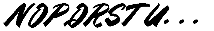 Milion State Italic Font UPPERCASE