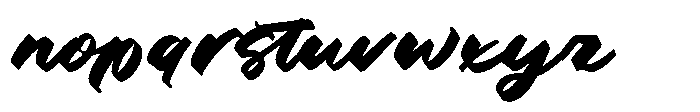 Milion State Regular Font LOWERCASE