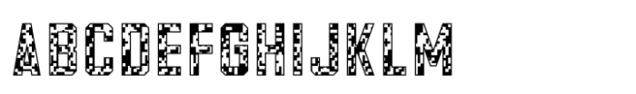 Militarist Texture Font LOWERCASE