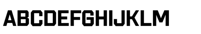 Military Jr34 Bold Font UPPERCASE