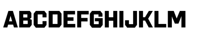 Military Jr34 Extrabold Font UPPERCASE