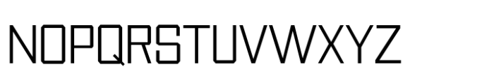 Military Jr34 Light Font UPPERCASE