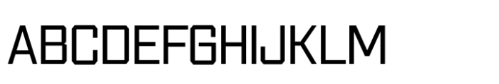 Military Jr34 Regular Font UPPERCASE