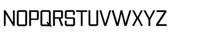Military Jr34 Regular Font UPPERCASE