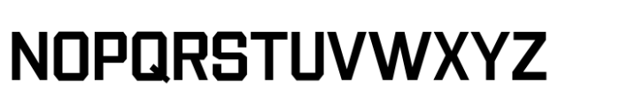 Military Jr34 Semibold Font UPPERCASE