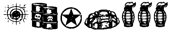 Military Steel Doodles FONT