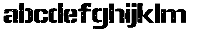 Military Steel Regular FONT