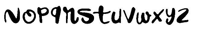 Milk Pie Font LOWERCASE