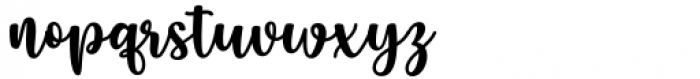 Milkella Script Regular Font LOWERCASE