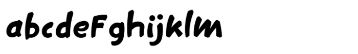 Milking Font LOWERCASE