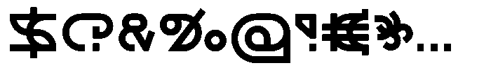 Milkn Oonja Font OTHER CHARS