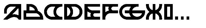 Milkn Oonja Font UPPERCASE