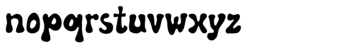 Milky Boom Font LOWERCASE