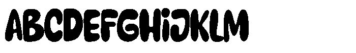 Milky Brown Font UPPERCASE