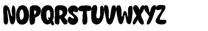 Milky Brown Font UPPERCASE