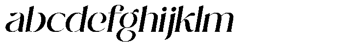 Milky Noire Italic FONT