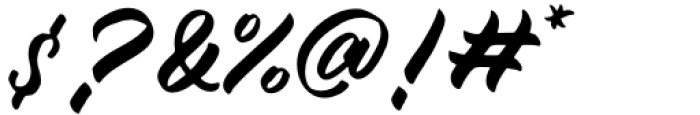 Millano Script Regular Font OTHER CHARS