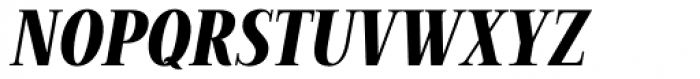 Millard Condensed Bold Italic Font UPPERCASE
