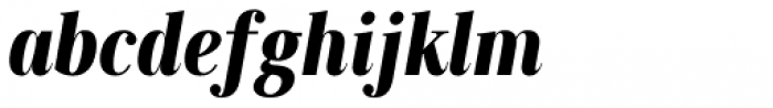 Millard Condensed Bold Italic Font LOWERCASE