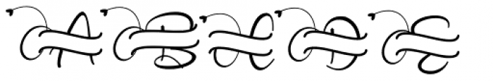Millena Monogram Font UPPERCASE