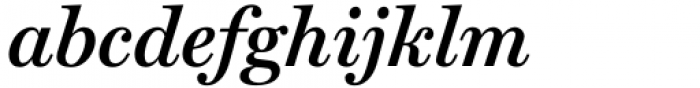 Miller Text Semi Bold Italic Font LOWERCASE