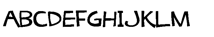 Millicent Pootwaddle Font UPPERCASE