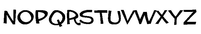 Millicent Pootwaddle Font UPPERCASE