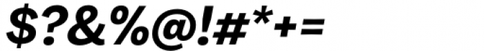 Milligram Bold Italic Font OTHER CHARS
