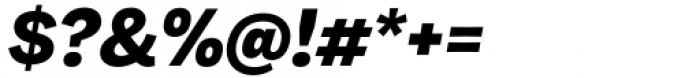 Milligram Extrabold Italic Font OTHER CHARS