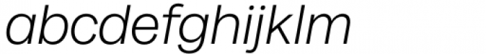 Milligram Light Italic Font LOWERCASE
