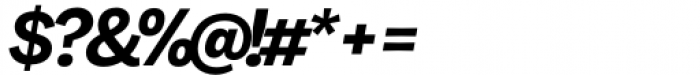 Milligram Macro Bold Italic Font OTHER CHARS