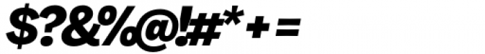 Milligram Macro Extrabold Italic Font OTHER CHARS