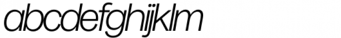 Milligram Macro Light Italic Font LOWERCASE