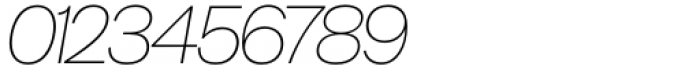 Milligram Macro Thin Italic Font OTHER CHARS